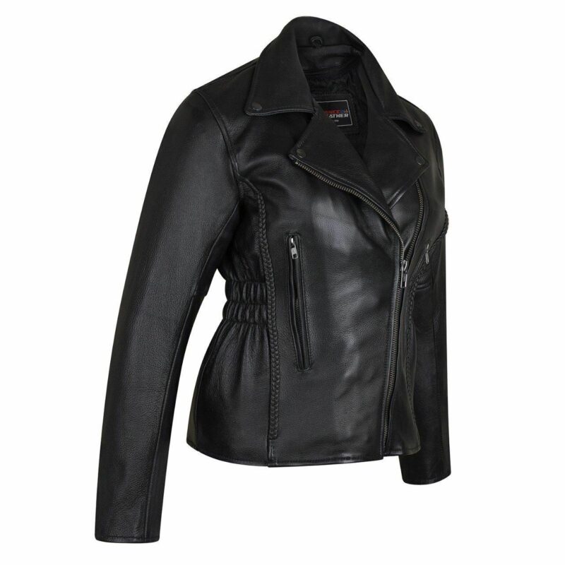 Vance Leather VL615 Premium Cowhide Vented Motorcycle Jacket