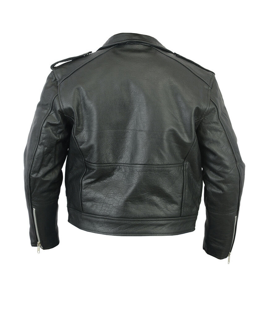 Daniel Smart DS1722 Leather Kids Motorcycle Jacket