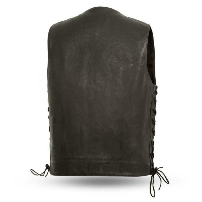 First MFG Rancher Lowside Ultra Soft Cowhide Motorcycle Vest