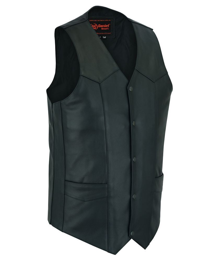 Daniel Smart DS162TALL Premium Milled Cowhide MC Vest
